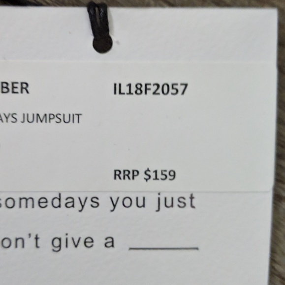 SomeDays Lovin "Warmways" Burnout Velvet Jumpsuit ~ NWT - Picture 6 of 10